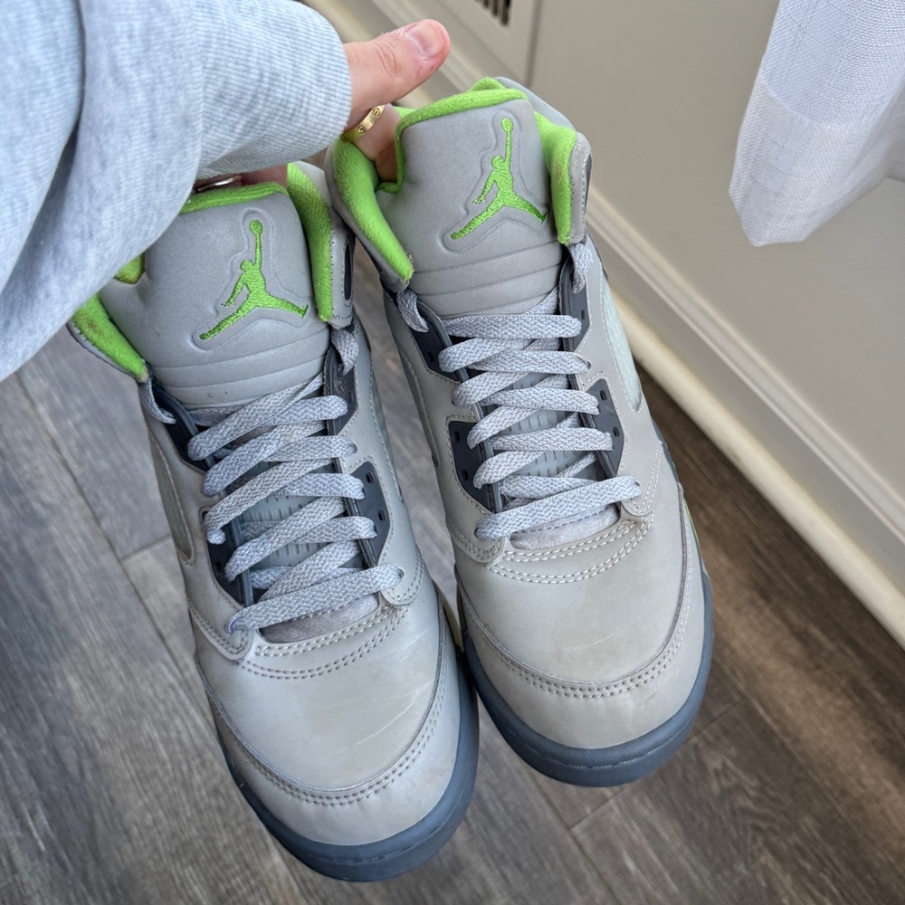 Jordan 5 retro green bean 6 / 7.5 - Picture 3 of 6